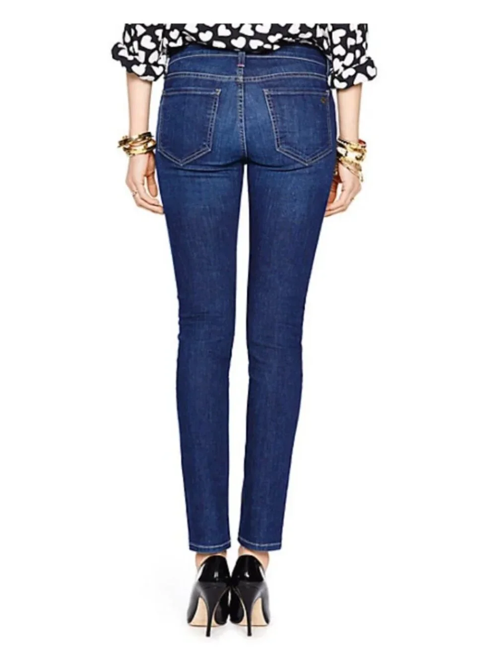 Kate Spade‎ Women’s Broome Street Skinny Jeans 28 Dark Indigo EUC